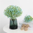 thumbnail image 3 of 6/36 Uds flores artificiales de Gypsophila falso aliento de bebé ramo de seda decoración de boda, 3 of 9