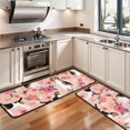 thumbnail image 3 of Kitchen Rugs Sets Of 2,Pink Beagle and Flower Anti Fatigue Kitchen Mat Rugs Non Slip Washable,Decorative Kitchen Floor Mats for Kitchen,Sink,Laundry,17"x47"+17"x47", 3 of 5