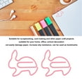 thumbnail image 4 of 100 Pcs Paper Clips Lovely Shape Clips Bookmark Page Marker For Document Sorting And Organizing, 4 of 8