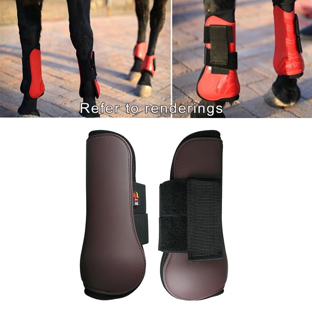 Bota de pierna de caballo Envuelve la pierna trasera delantera Las botas de L Delantero Sharpla botas de tendón de caballo