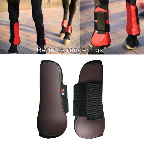 Bota de pierna Envuelve pierna trasera dentera s botas shamjiam botas de tendón de caballo