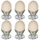 thumbnail image 5 of 6 x Egg Cups Brushed Steel Wire Spiral Spring, 5 of 5