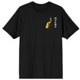 thumbnail image 1 of Batman Gotham City Hero Texte Kanji Adulte Noir Col Rond Manches Courtes T-Shirt-TG, 1 of 5