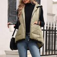 thumbnail image 6 of CHUMUD Womens Hooded Puffer Vest Lightweight Zip Up Sleeveless Puffy Jackets Padded Gilet with Pockets Fall Winter Fashion Outfits, S-XXL, 6 of 9