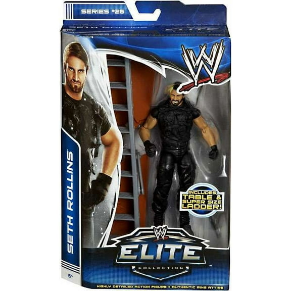 WWE Wrestling Series 25 Seth Rollins {The Shield} Action Figure (Table & Super Size Ladder)
