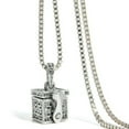 thumbnail image 3 of Retro Style Square Box Pendant Necklace for Party Wedding Anniversary, 3 of 8