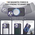 thumbnail image 4 of ShellTech for iPhone 15 Pro Max Magnetic Case with Stand,Compatible with MagSafe Anti-Slip Drop-Proof Protective Cover for iPhone 15 Pro Max 6.7 inch,Purple, 4 of 9