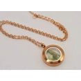 thumbnail image 2 of 100 % Natural Handmade Crystal Moldavite Necklace Stainless Steel Gold/ Silver, 2 of 8