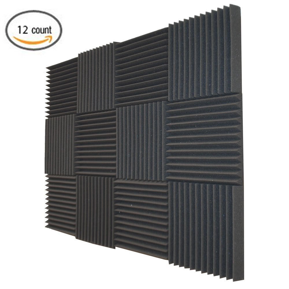 AK TRADING CO AF Acoustic Foam Panels 2H x 12W x 12L Inch Soundproof Tiles