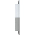 thumbnail image 3 of Ekena Millwork 16"W x 20"H Horizontal Peaked Gable Vent (21 3/4"W x 25"H Frame Size) Functional, PVC Gable Vent with 1" x 4" Flat Trim Frame, 3 of 14