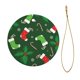 thumbnail image 2 of Adorno navideño colgante de Feliz Navidad para árbol de Navidad - Decoraciones colgantes de cerámica para fiestas - Ideas para regalar adornos navideños, 2 of 8