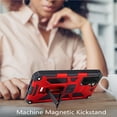 thumbnail image 4 of For Samsung Galaxy S22 Ultra Machine Magnetic Kickstand Hybrid Case Cover, 4 of 5