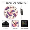 thumbnail image 5 of YladaFaie 10 Inch Kitchen Wall Clocks Retro Round Silent Battery Operated Quartz Wall Clock for Patio Home Bathroom Porch Pool Bedroom,Kids Room Large Number Easy to Read, 5 of 7