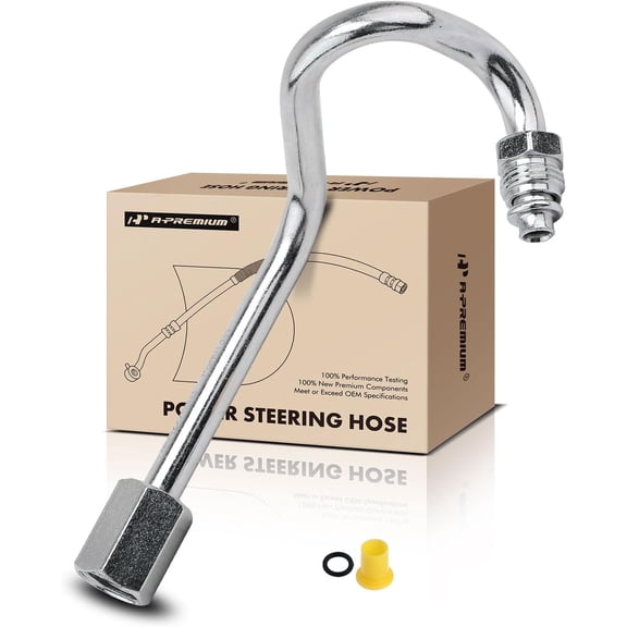 A-Premium Power Steering Pressure Hose Line Assembly Compatible with Chevrolet Silverado 1500/2500, Silverado 1500 Classic & GMC Sierra 1500/2500, with O-ring, Tube - From Pump