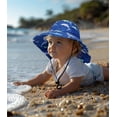 thumbnail image 6 of 2Pack Toddler Sun Hat Baby Beach Hat Summer UPF 50+ Protection Caps for Boys Girls Wide Brim Neck Flap Outdoor Play Hats, 6 of 8