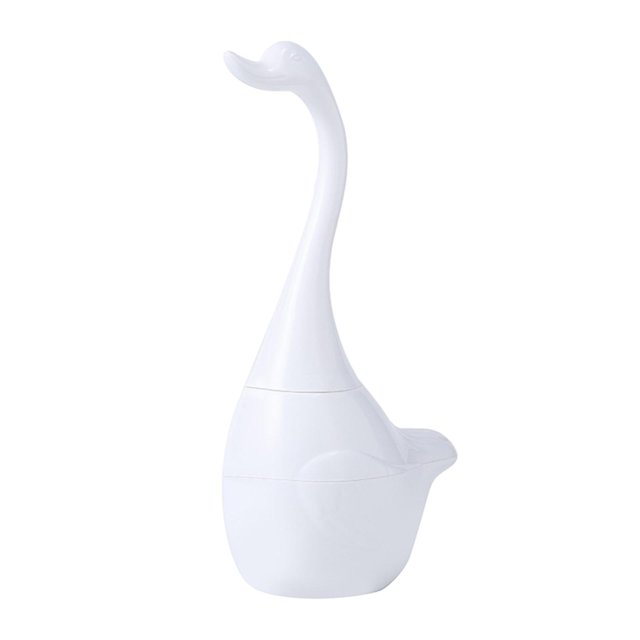 Cepillo de limpieza de baños Escobillero Y Portaescobillas Accesorios Baño Higiénico De Pie Blanco