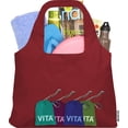 thumbnail image 5 of ChicoBag Sac de Courses/évental Réutilisable Compactable Vita avec Pochette, Rouge, 19 x 12.5 Pouces Sac/4 x 4 Pouces Pochette, 5 of 5