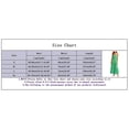 thumbnail image 3 of weeloloe Dresses for Women 2024 Casual Summer Sleeveless Spaghetti Strap Stipe Swing Flowy Tiered Ruffle Beach Sundress Loose Hem Party Daily Formal Club Midi Dress Green XL, 3 of 6