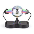 thumbnail image 1 of Bola de discoteca con luz estroboscópica RGB y bola de discoteca giratoria para fiestas, 1 of 7