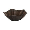 thumbnail image 5 of Kate and Laurel Flutte Scalloped Decorative Metal Serving Bowl, 10 x 10 x 3, Bronze, Modern Wavy Fruit Bowl for Kitchen Counter or Use as Tabletop Storage for an Entryway Table, 5 of 10