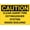 Warning Sign 4, variant on Caution Clean Agent Fire Extinguisher System Inside Building Sign 12 x 8 Inches - Rust-Free Aluminum UV Printed, 4 Pre-Drilled Holes, Durable Weatherproof Business Use