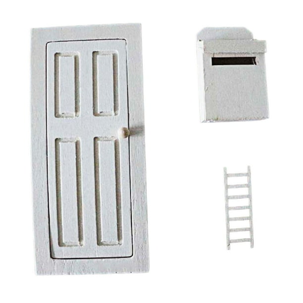 Muebles de puerta para casa de muñecas en miniatura, accesorios de exhibición, modelo de muebles para casa de muñecas Estilo A