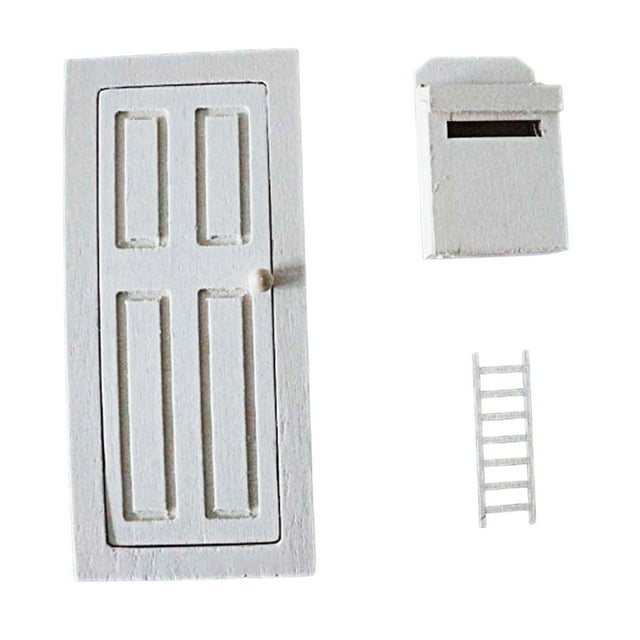 1:12 accesorios, accesorios de exhibición de puertas, puerta de para escena DIY, habitación Estilo A Zulema puerta de la casa de muñecas