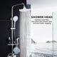 thumbnail image 4 of Shower Head 6 Inch Anti-Leak Anti-Clog: Fixed Rain Showerhead Rainfall Spray for Relaxation and Spa, 4 of 5
