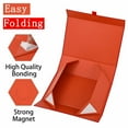 thumbnail image 3 of PLINJOY Red Gift Box 8x8x4 Inches Small Gift Boxes for Presents with Magnetic Closure Lid Luxury Collapsible Gift Box Bridesmaid, Wedding, Birthday Boxs for Gift Packaging, 3 of 6