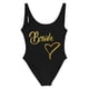 thumbnail image 4 of MKLEKYY Trajes De Baños Women Fashion Letter Print Piece Swimsuit Sexy Bikini Swimwear Bathing Sleeveless Backless Swimsuit 810, 4 of 4