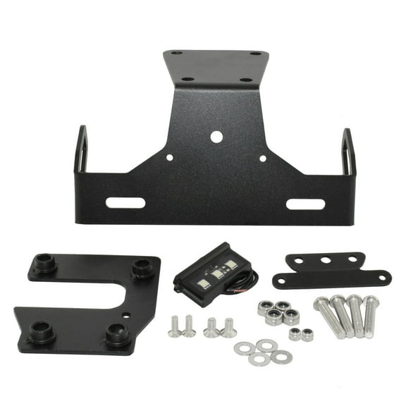 Motorcycle Tail Frame Bracket LED Light Aluminum License Plates Holder with LED Light Parts for Z900 2017-2023
