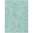 thumbnail image 2 of Addison Rugs Chantille Indoor/Outdoor Transitional Paisley Teal Washable Rectangle Rug, 8' x 10', 2 of 6