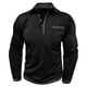 thumbnail image 5 of Ceisia Men's Slim Fit Long Sleeve Turndown Collar Shirt with Contrast Trim and Chest Pocket Black M Gifts, 5 of 8