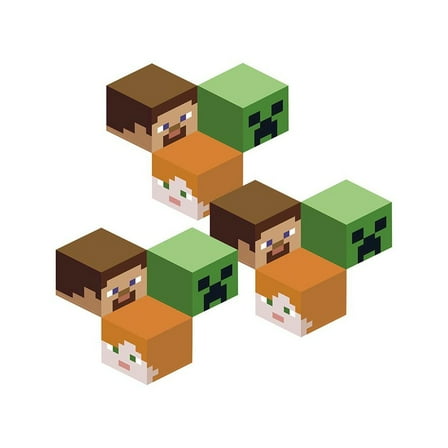 Eureka Minecraft Assorted Paper Cut Out, 36 Per Pack, 3 Packs