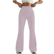 Soki Women Leggings Tight Fitting Hip Shaping Flared Pants Yoga Pants
