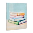 thumbnail image 2 of Stupell Industries Glam Pastel Reader's Book Stack Canvas Art, 30 x 40, by The Prints Vibe, 2 of 8
