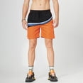 thumbnail image 2 of Shorts Hommes Décontractés Homme Mode Rue Tendance Design Plissé Shorts Droits Shorts de Gym Hommes Noir TTG, 2 of 4