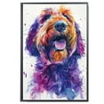 thumbnail image 2 of Otterhound Dog Canvas Wall Art Prints,Watercolor Dog Art Canvas Painting Poster,Pet Canvas Painting Puppy Artwork 8x12 inches, 2 of 6