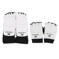 thumbnail image 1 of Almohadillas Protectoras Acolchadas y Espuma shamjiam Guantes de Medio para Boxing Thai MMA Color Blanco, 1 of 9