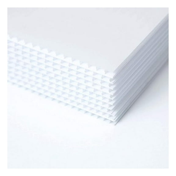 10 Pack 18x24" Corrugated Plastic Sign Blank- White