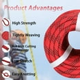 thumbnail image 4 of netuera 3/8" X 100' Braided Polyester Rope Strong Pulling Rope for Climbing Sailing, 4 of 7
