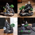 thumbnail image 2 of Waterfall Incense Burner Ceramic Backflow Incense Holder Fountain Incense· O4F9, 2 of 9
