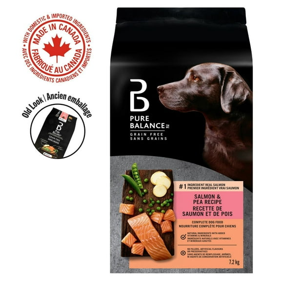 Pure Balance Grain Free Salmon & Pea Recipe Dry Dog Food 7.2kg