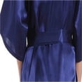 thumbnail image 4 of LYMAYTER Bridal Satin Robe‌ for Women's Short Rose Gold Bride Bridesmaid Wedding Party Robe S-2XL, 4 of 8