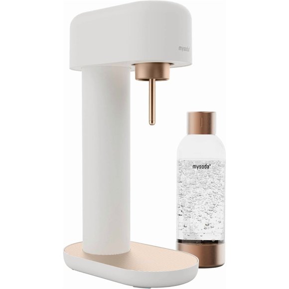 Soda Maker Mysoda Ruby 2 Silencioso Botella de 1L Blanco Cobre
