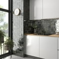 thumbnail image 3 of Antiek 3.94 in. x 3.94 in. Glossy Black Ceramic Square Deco Wall Tile (5.39 sq. ft./case) (50-pack), 3 of 4