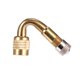 thumbnail image 2 of Bicicleta Adaptador de extensión de vástago Ndcxsfigh Schrader de válvula de neumático de aire de latón de 45 grados (dorado), 2 of 7