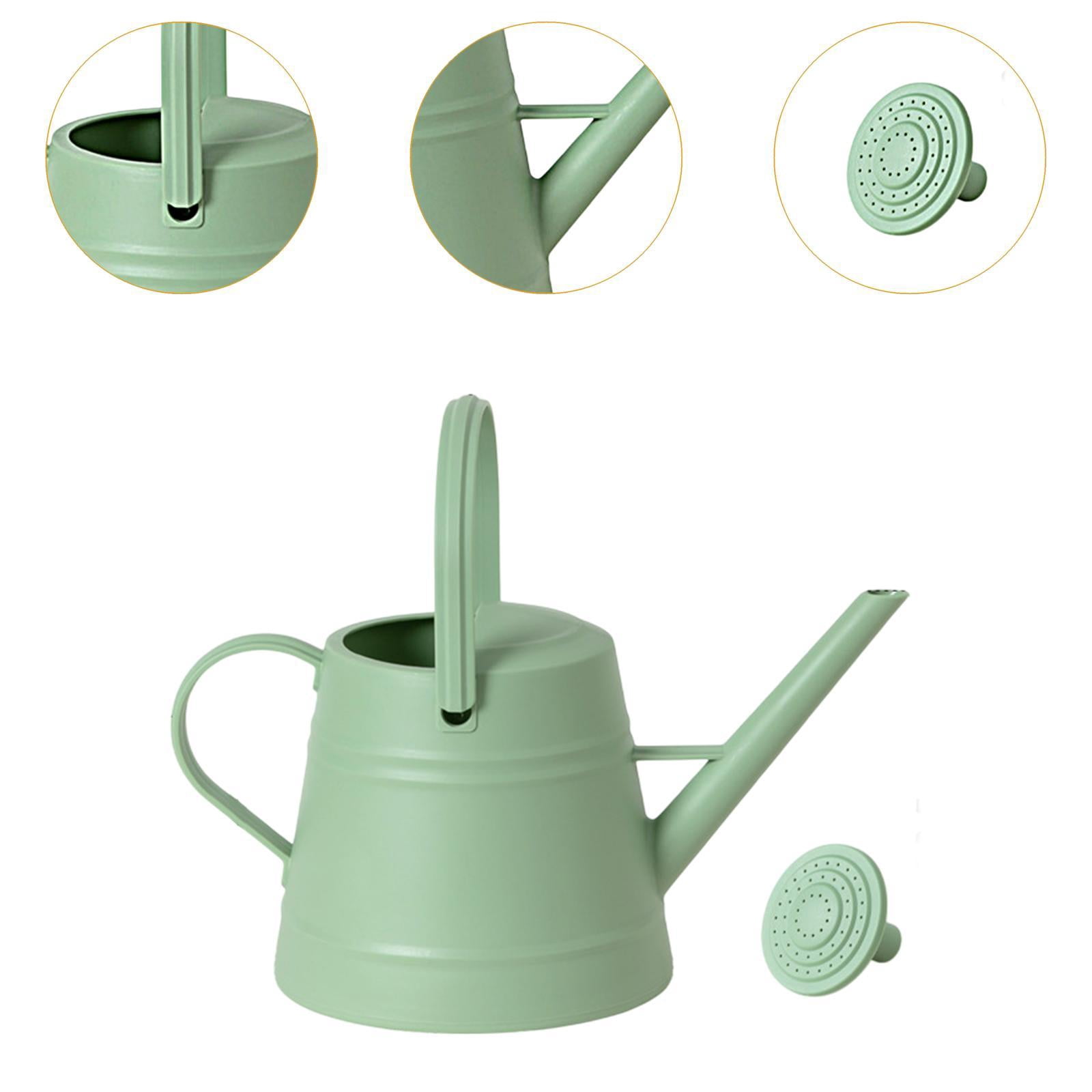 figatia Long Spout Water Can Flower Watering Can Enlarged Water Inject Port Gardening Tool Plant Watering Device for Household Garden Green