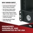 thumbnail image 3 of Weigh Safe Adjustable Trailer Hitch Ball Mount - 6" Drop Hitch for 2.5" Receiver w/ 2 pc Keyed Alike Lock Set, Premium Steel Trailer Tow Hitch w/Built in Weight Scale for Anti Sway, 22,000 lbs GTW, 3 of 7