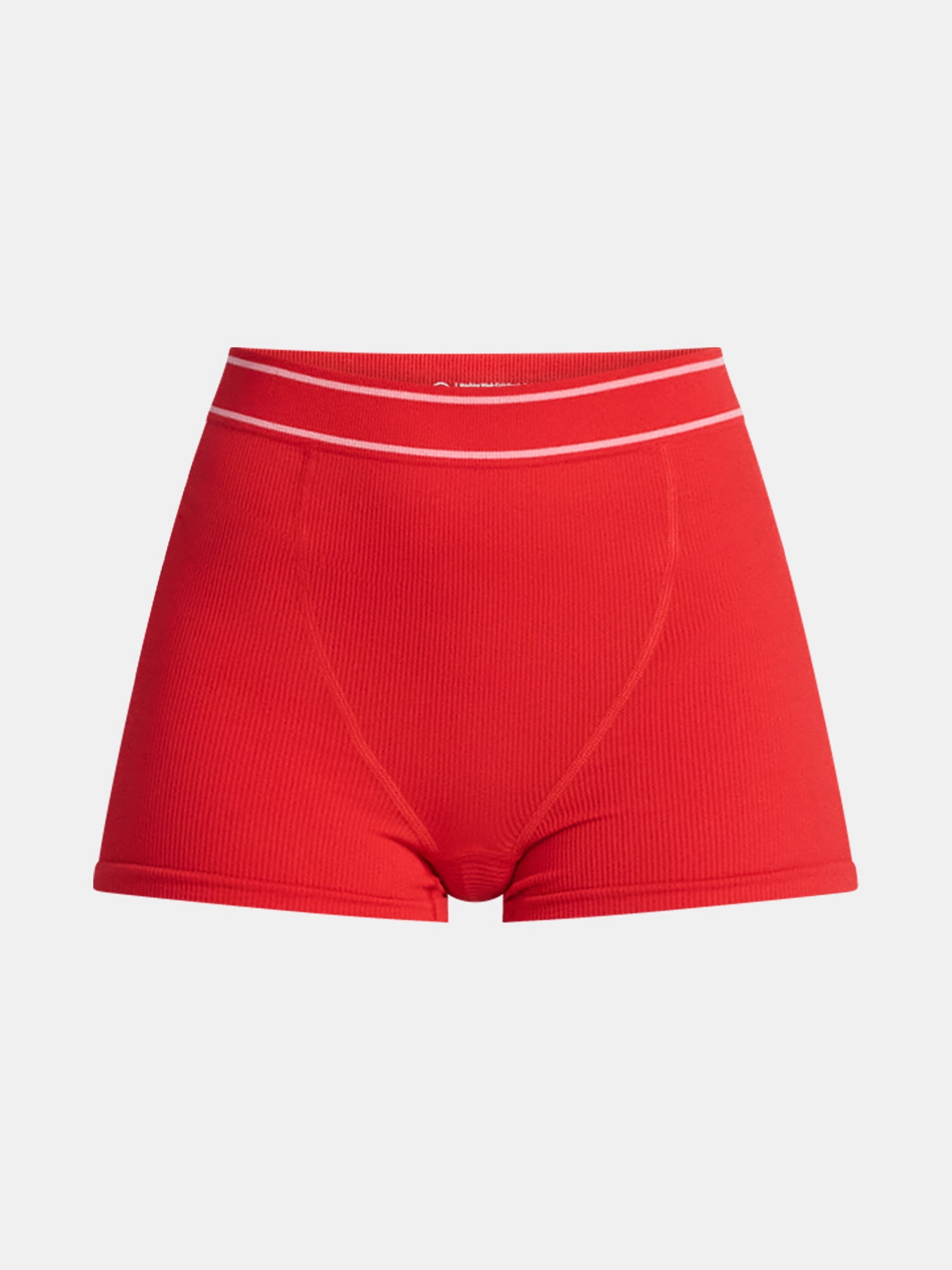 No Boundaries Seamless High Waist Boyshort Panties, Women’s